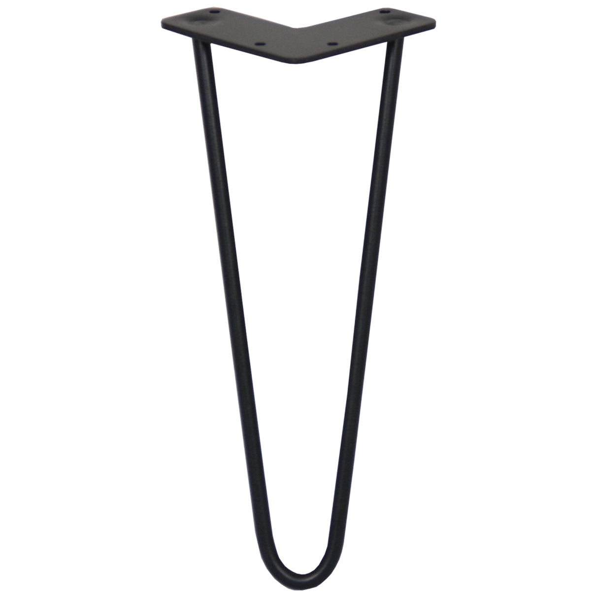 4 Pernas SkiSki Pernas Garfo 30,5cm Aço Preto 2 Dentes 10mm