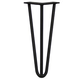 4 Pernas SkiSki Pernas Garfo 30,5cm Aço Preto 3 Dentes 12mm