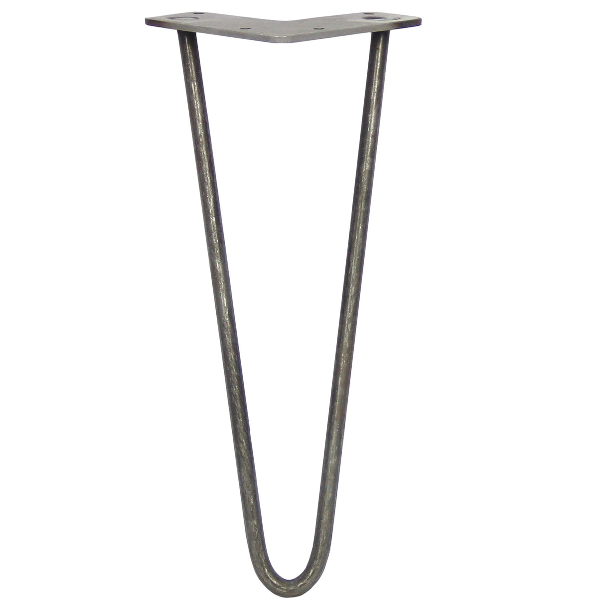 4 Pernas de Forquilha Pernas de SkiSki 30,5cm Aço Natural 2 Dentes 10mm