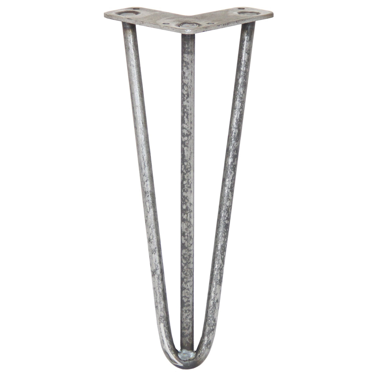 4 Pernas de SkiSki Pernas de Garfo 30,5cm Aço Natural 3 Dentes 12mm