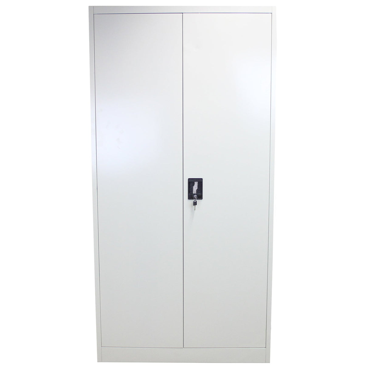 Cómoda de escritório metá lica de 180 cm com 2 portas e 4 prateleiras