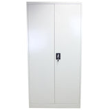 Cómoda de escritório metá lica de 180 cm com 2 portas e 4 prateleiras