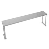 Prateleira de bancada KuKoo de 1 camada para cozinha comercial de aço inoxidá vel resistente 180 cm