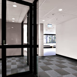 40 x Carpetes Modulares 10m2 / Cinza Platina