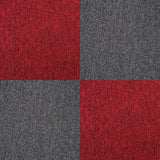 40 x Placas de Carpete 10m2 / Vermelho Escarlate