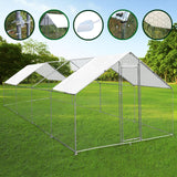 Cerca da gaiola das aves domésticas que cerca galinhas de aço da caixa de galinha 3m x 8m x 2m