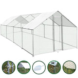 Cerca da gaiola das aves domésticas que cerca galinhas de aço da caixa de galinha 3m x 8m x 2m
