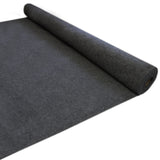 Revestimento antracite em rolo, textura suave e densa, ideal para van VW Caddy, com 11 m² de cobertura e fácil aplicação