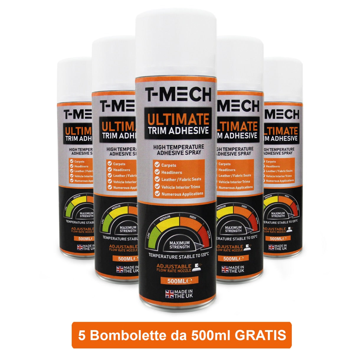 Forro Van 11 m2 Cinza Prateado, Prateleiras para VW Transporter e Adesivo