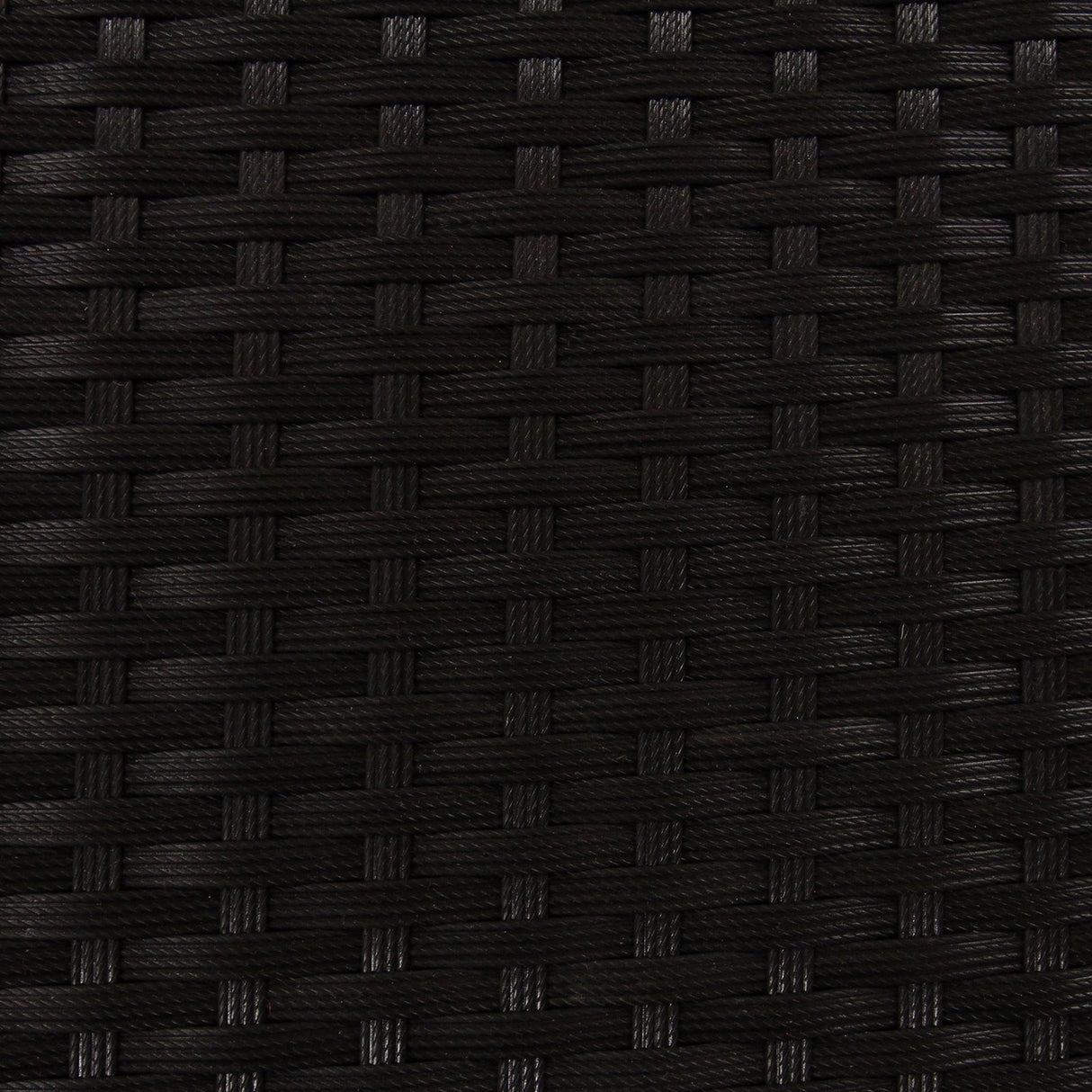 Conjunto bistró de rattan, 3 peças, cadeira de jardim ao ar livre, mesa, pá tio, sala de jantar, varanda, preto