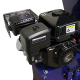 Ferramenta multifuncional 5 em 1 com motor preto de 6,5 HP, destacando detalhes do sistema de ventilação e estrutura robusta