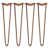4 pernas em gancho para mesa de pernas de esqui 71 cm de altura 2 dentes 12 mm