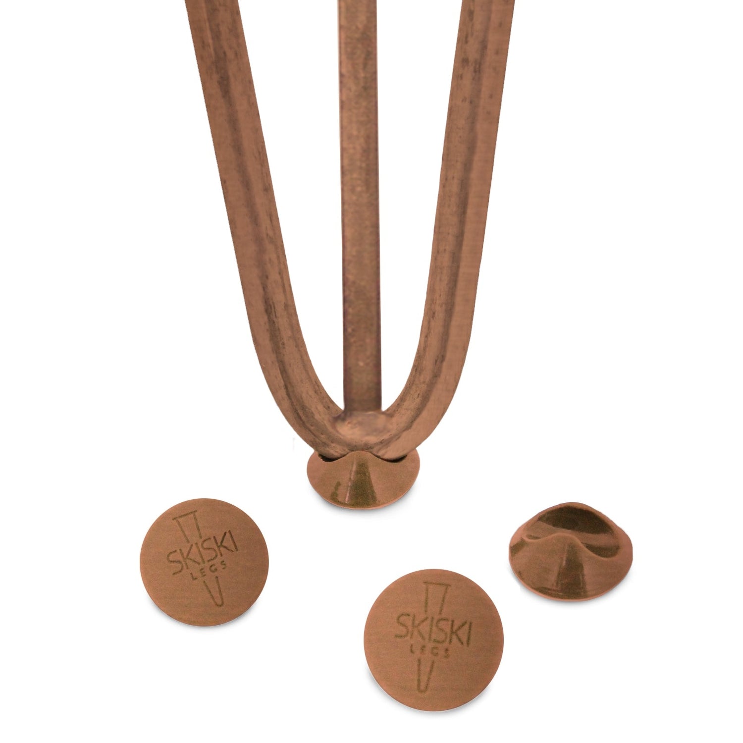 4 pernas em gancho para mesa de pernas de esqui 71 cm de altura 3 dentes 12 mm