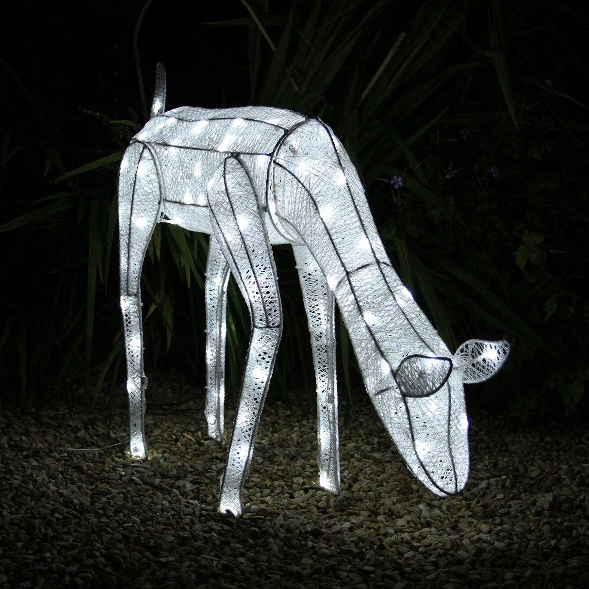 Rena LED Grande Veado Decoração de Natal Iluminação de Natal 61cm