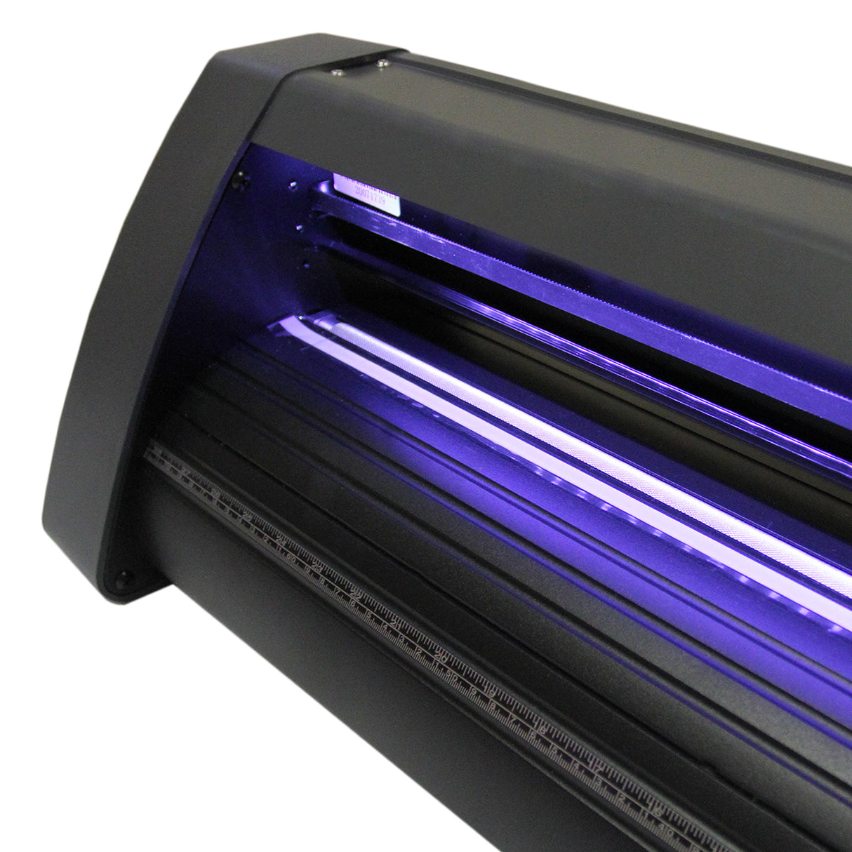 Plotter de recorte de vinil 720 com suporte, luz LED roxa, design moderno e superfície lisa para cortes precisos e eficientes