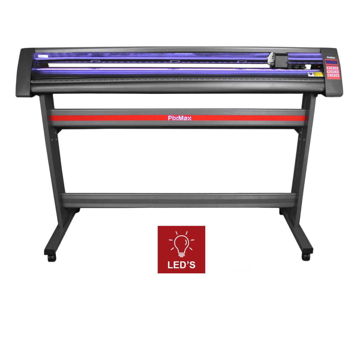 Cortador de Vinil - 1350mm com Guia de Luz LED e Suporte