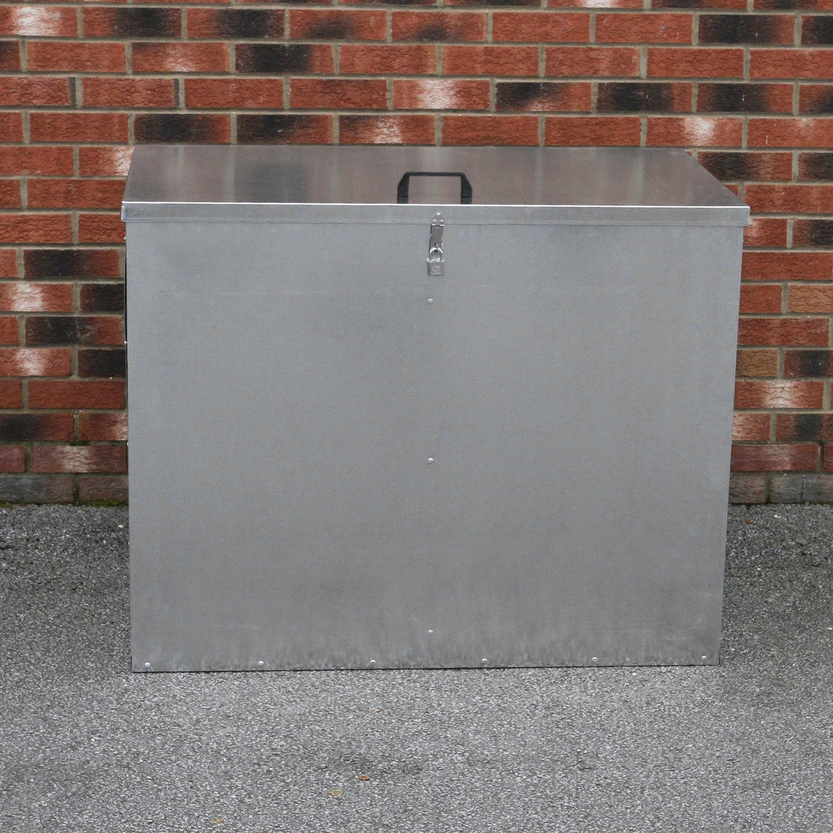 Grande recipiente de armazenamento de alimentação animal 64L exterior 2 compartimentos