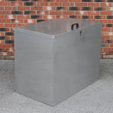 Grande recipiente de armazenamento de alimentação animal 64L exterior 2 compartimentos