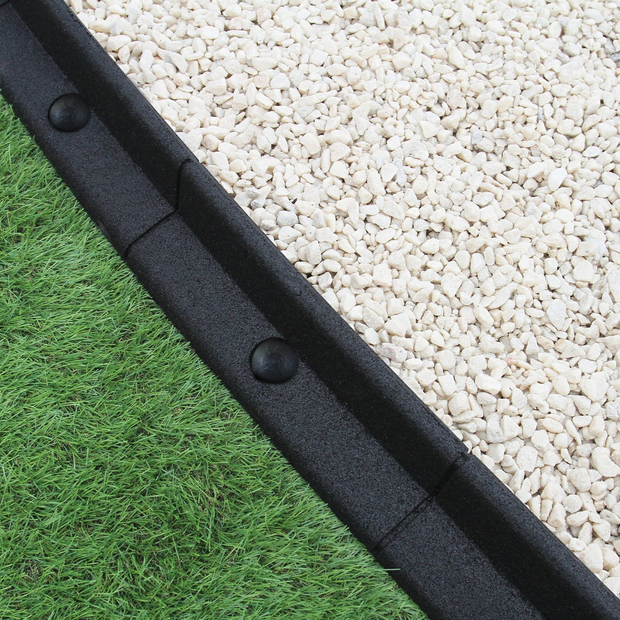 Pacote de bordas de gramado preto flexível para jardim de 4 x 1,2 m