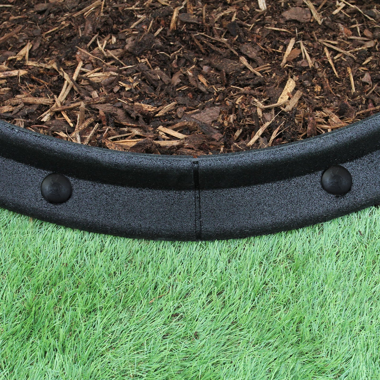 Pacote de bordas de gramado preto flexível para jardim de 4 x 1,2 m