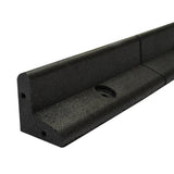 Pacote de bordas de gramado preto flexível para jardim de 6 x 1,2 m