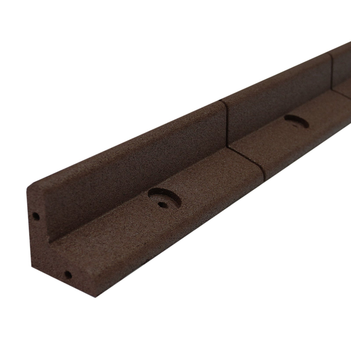 Pacote de bordas de gramado flexível marrom para jardim de 28 x 1,2 m