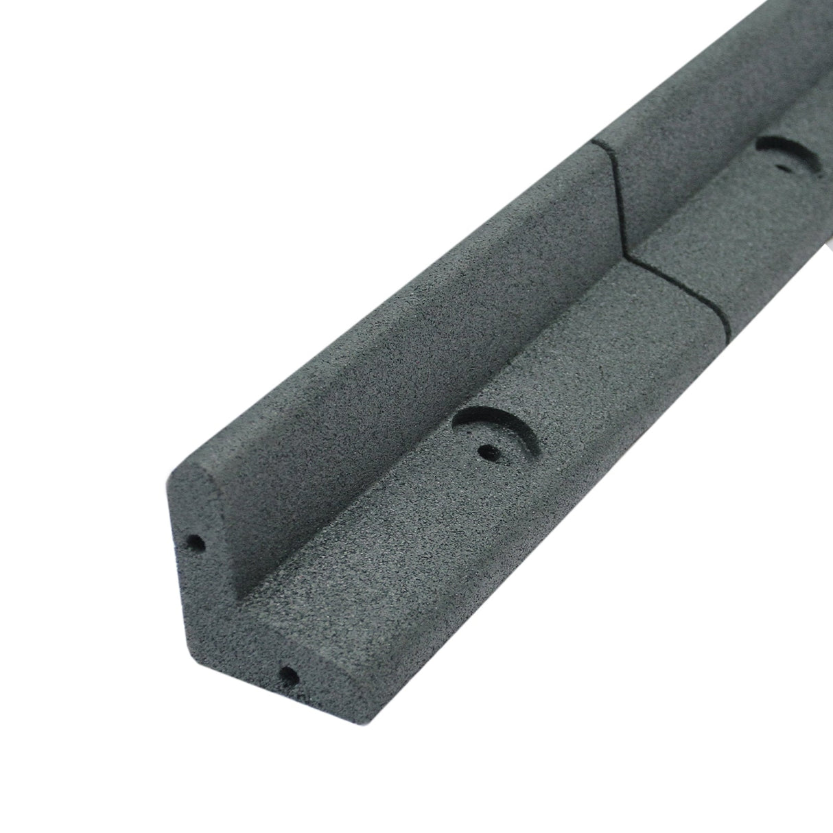 Pacote de bordas de gramado cinza flexível para jardim de 22 x 1,2 m