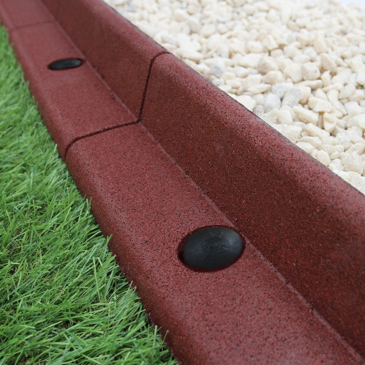 Pacote de bordas de gramado de terracota flexível para jardim de 50 x 1,2 m