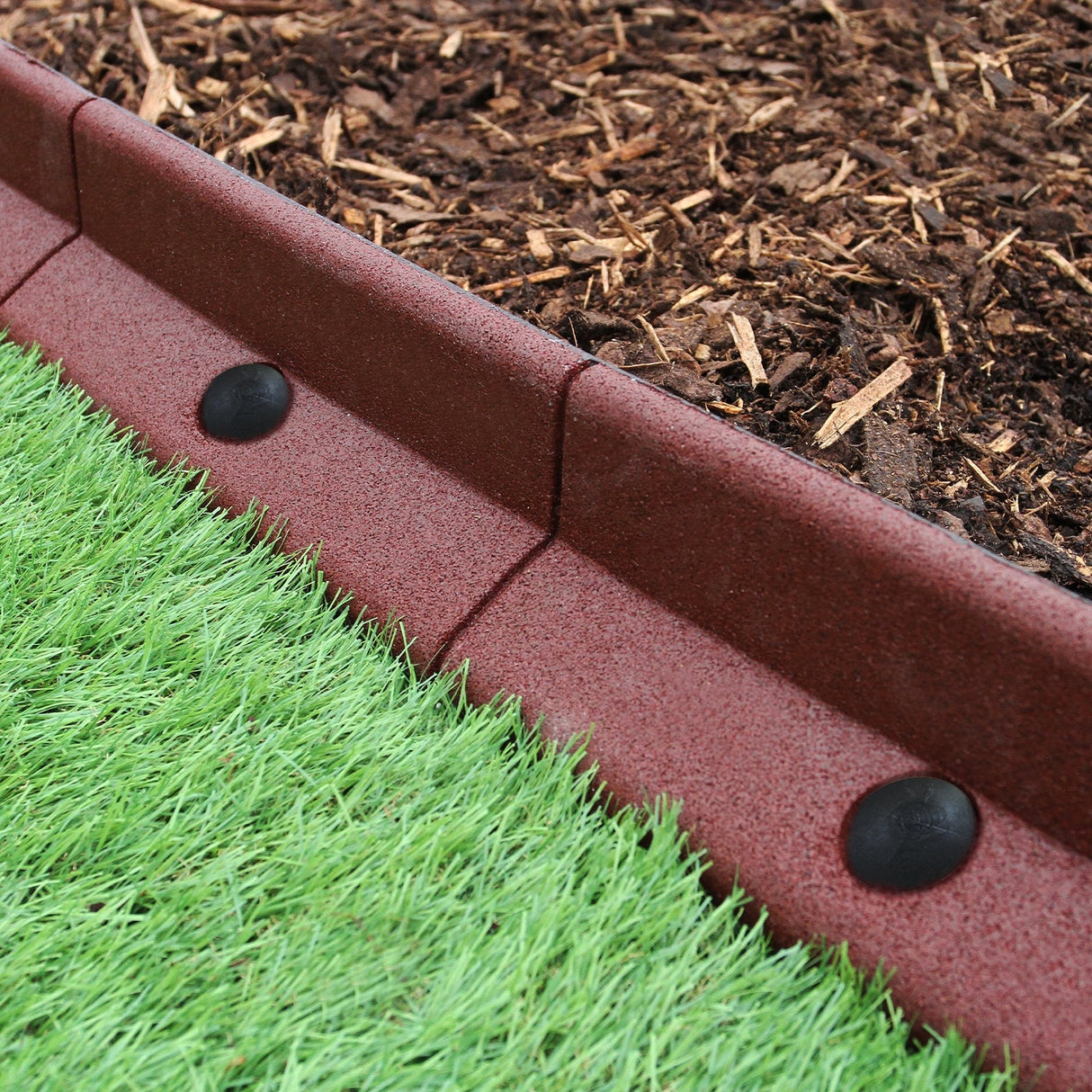 Pacote de bordas de gramado de terracota flexível para jardim de 50 x 1,2 m