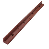 Pacote de bordas de gramado de terracota flexível para jardim de 50 x 1,2 m