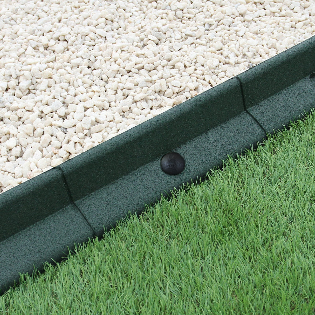 Pacote de bordas de gramado verde flexível para jardim de 46 x 1,2 m