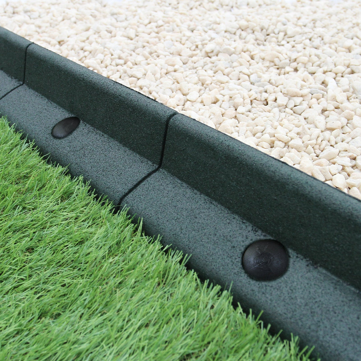 Pacote de bordas de gramado verde flexível para jardim de 46 x 1,2 m