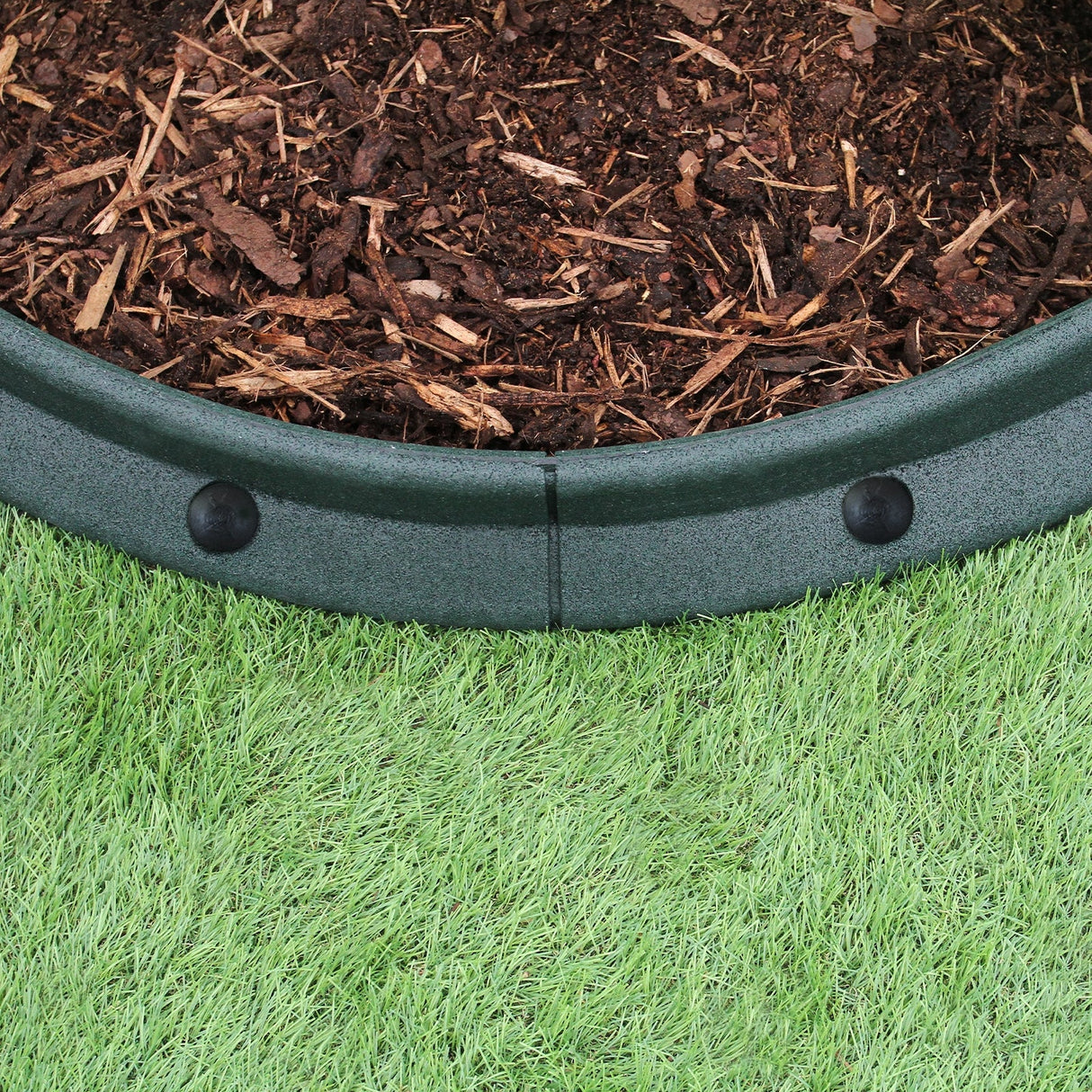 Pacote de bordas de gramado verde flexível para jardim de 46 x 1,2 m