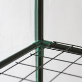 Estufa 4 camadas com tampa de PVC pequenas prateleiras de plá stico para cultivo de casa e jardim externo