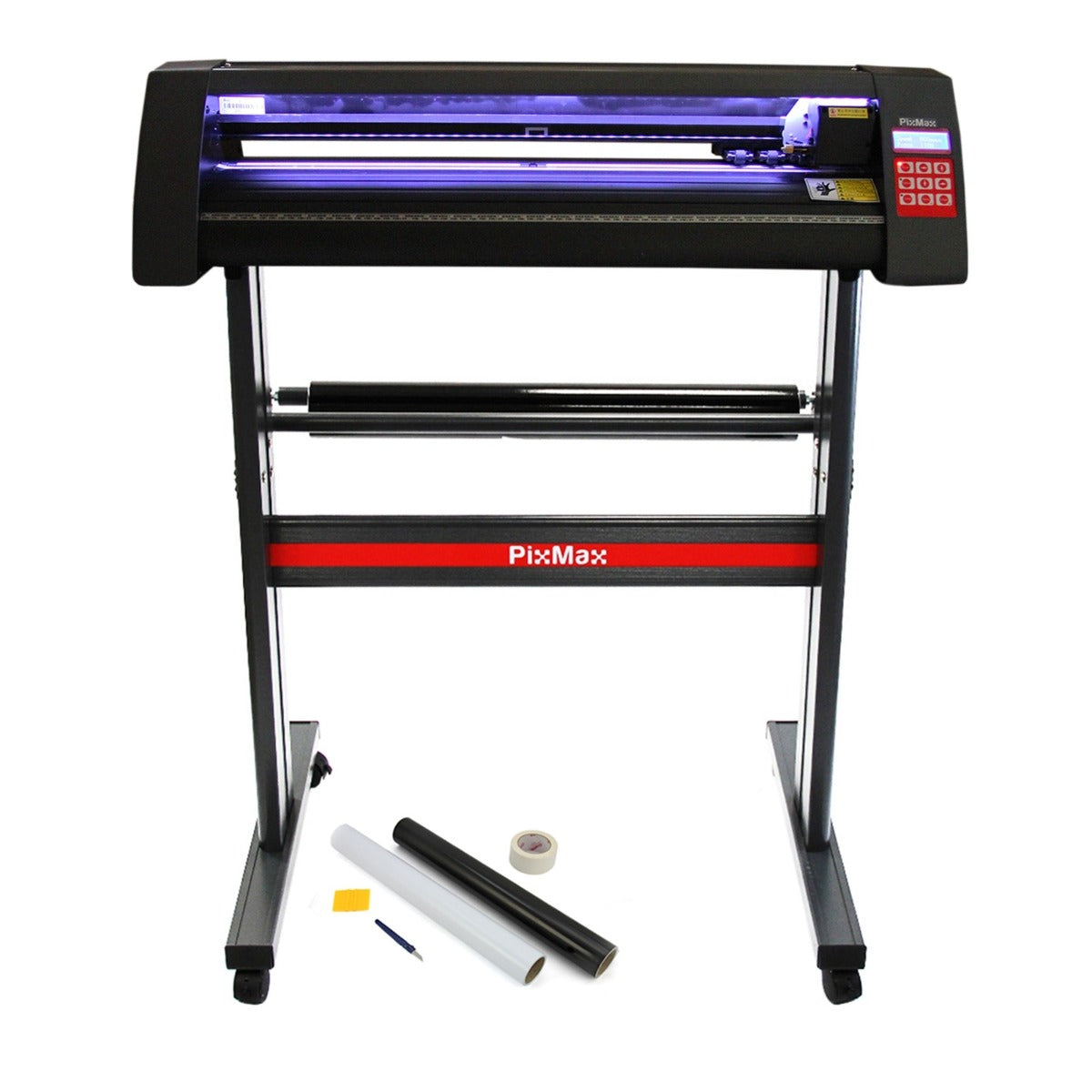 Conjunto de cortador de vinil LED de 720 mm, Signcut Pro e kit de remoção de ervas daninhas