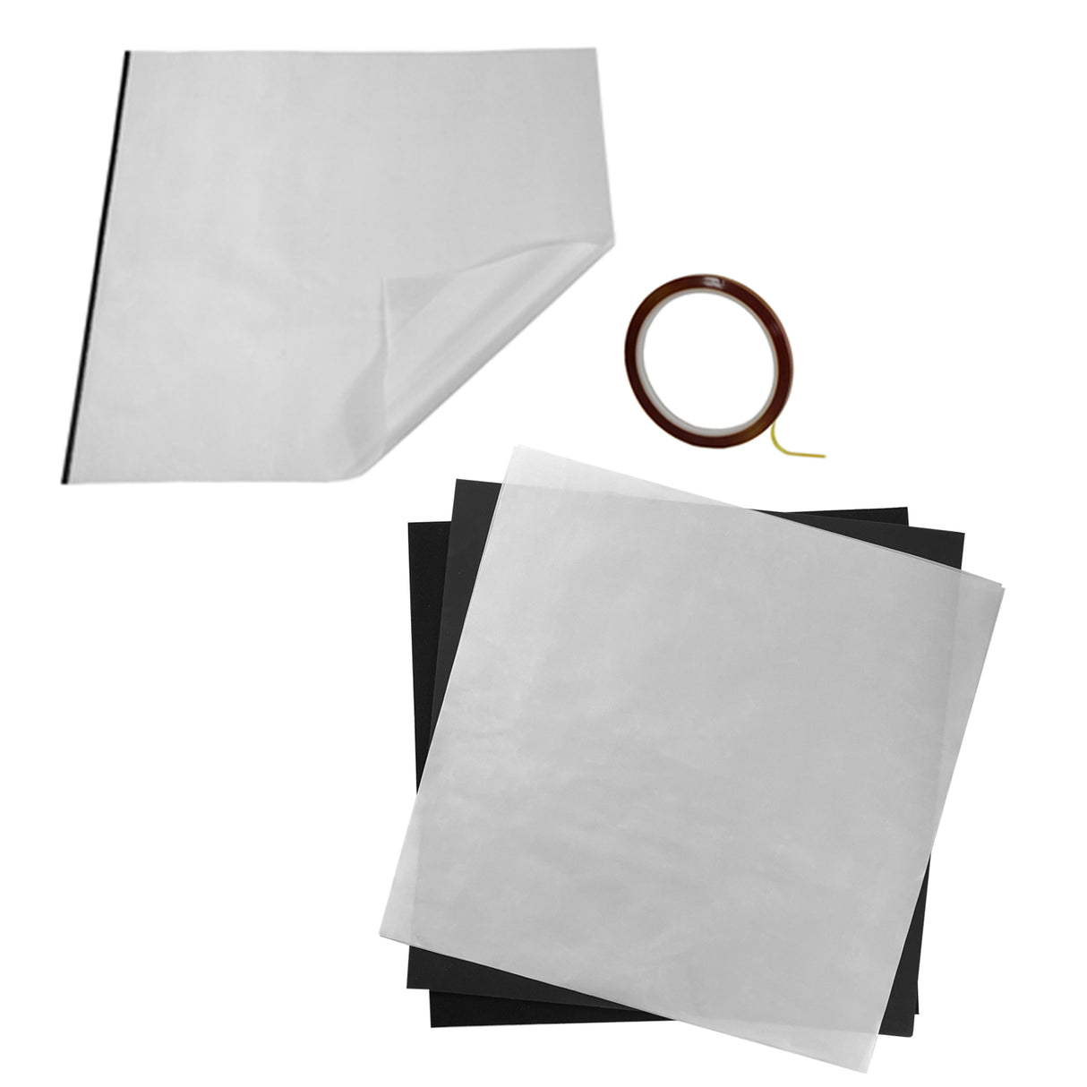 Prensa térmica Clam 38 x 38 cm e impressora com cartuchos