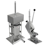 Kit de recheio de salsicha elétrico 15L e fatiador de salsicha comercial