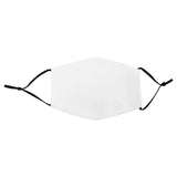 Pacote de Má scaras Brancas para Sublimação Grandes Adultos/Pack de 50