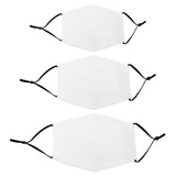 Pacote de Má scaras de Sublimação Branca Tamanho Misto / Pacote de 50