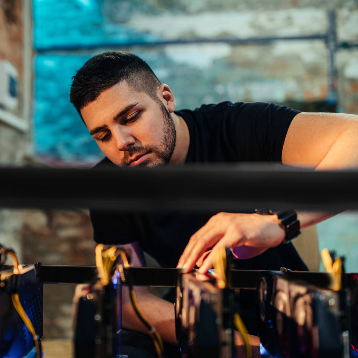 Estrutura de plataforma de mineração de GPU 6-8