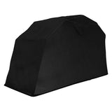 Capa protetora preta para móveis de jardim, com design resistente e ajuste perfeito, ideal para proteger contra intempéries e sujeira