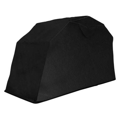 Capa protetora preta para móveis de jardim, com design resistente e ajuste perfeito, ideal para proteger contra intempéries e sujeira