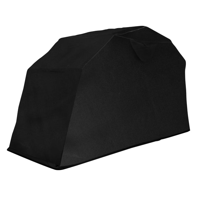 Capa protetora preta para móveis de jardim, com design resistente e ajuste perfeito, ideal para proteger contra intempéries e sujeira