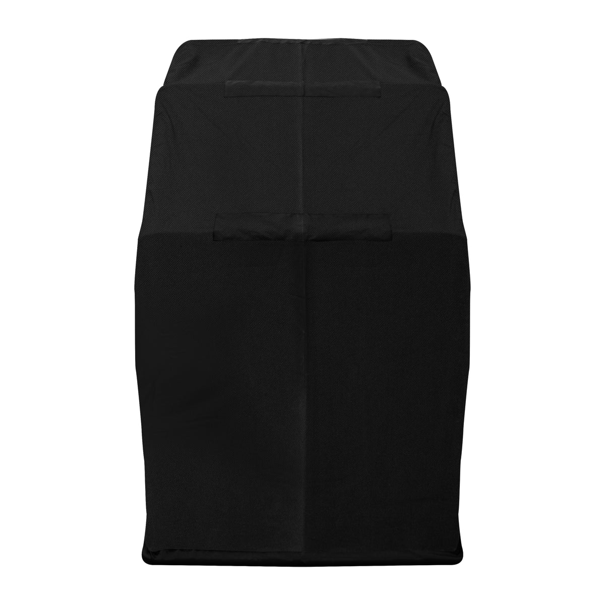 Capa de proteção preta para móveis, feita de material resistente, com design ajustável e costuras reforçadas para durabilidade
