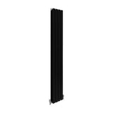 Radiadores de tela plana de design 1600x280mm ? preto fosco