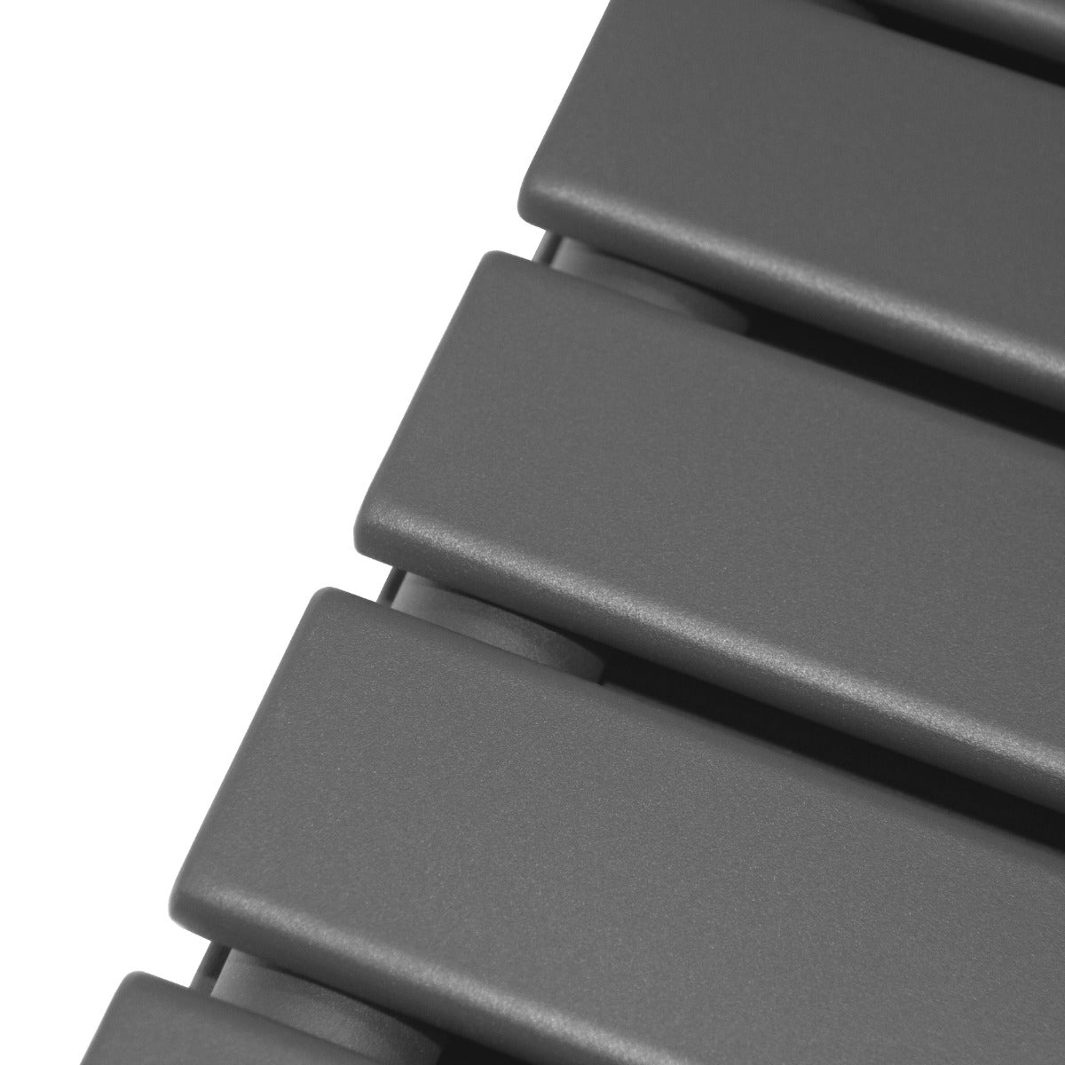Radiadores de tela plana de design 1600x420mm ? cinza antracite