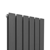 Radiadores de tela plana de design 1600x420mm ? cinza antracite