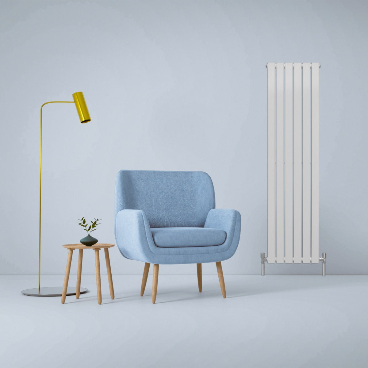 Radiadores de tela plana de design 1600x420mm ? Branco brilhante
