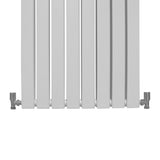 Radiadores de tela plana de design 1600x560mm ? Branco brilhante