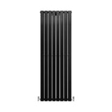 Radiadores de tela plana de design 1600x560mm ? preto fosco